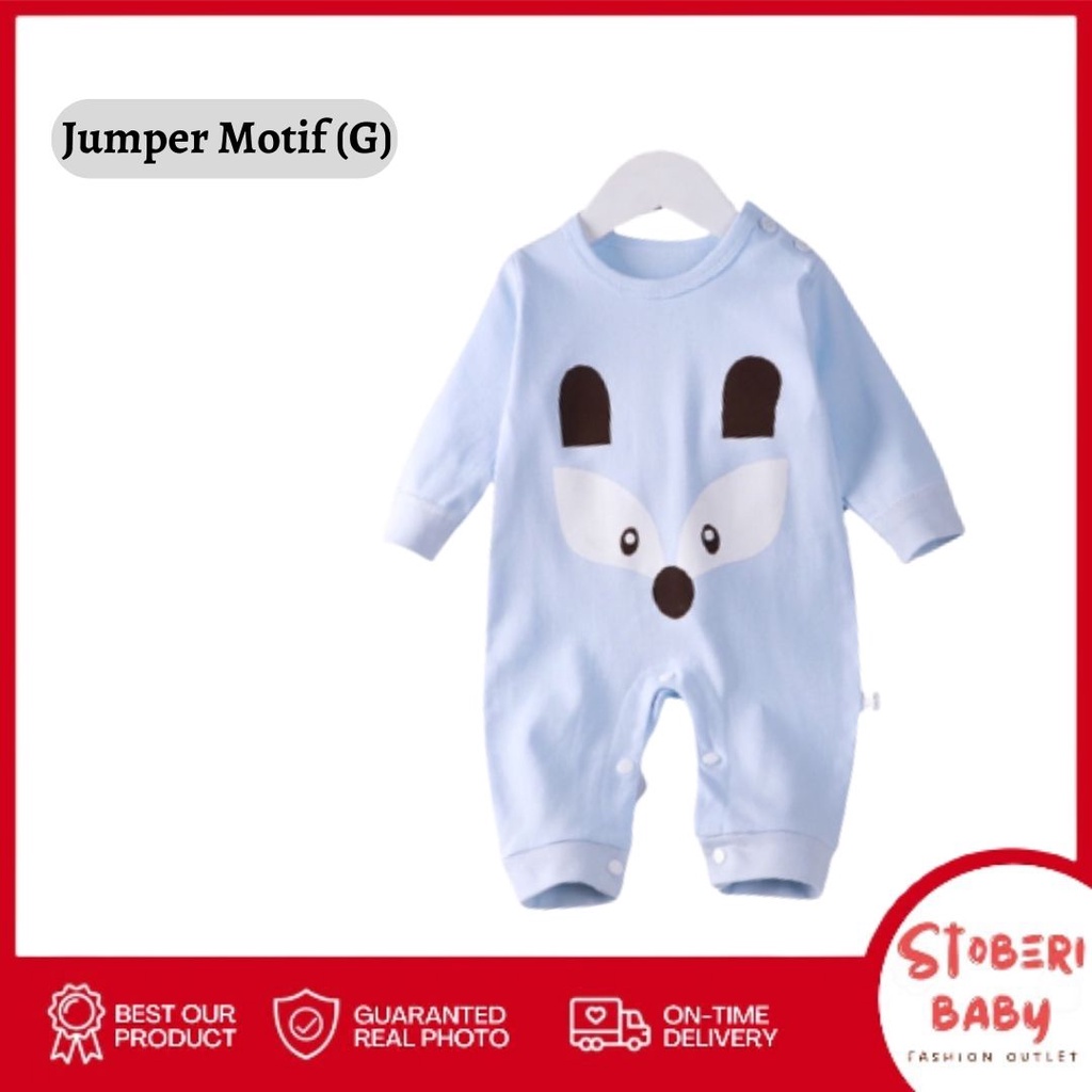 stoberi baby - JUMPER BAYI PANJANG IMPORT 0-6 bulan / romper bayi baju bayi jumper lucu bayi 100% import A2