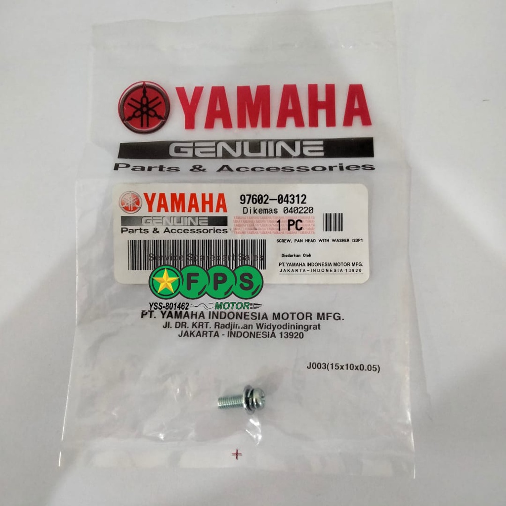 SCREW, PAN HEAD WITH WASHER / 97602-04312