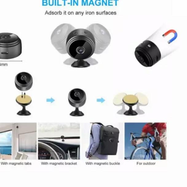 SPY CAM A9 MINI CAMERA WIFI 5MP MICRO KAMERA KECIL SMART IP CAM CCTV