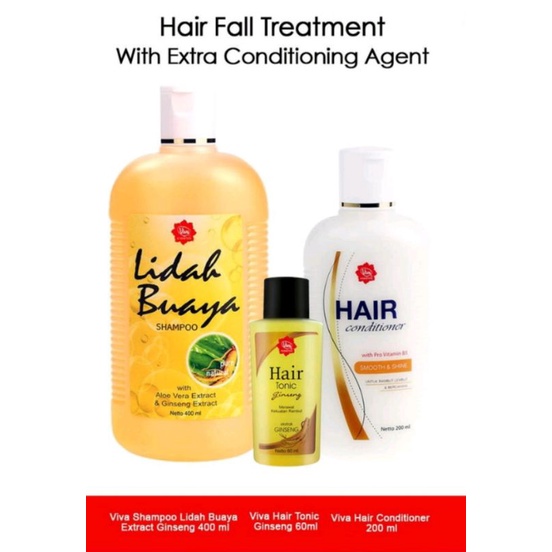 paket viva anti rambut rontok/ hair fall treatment