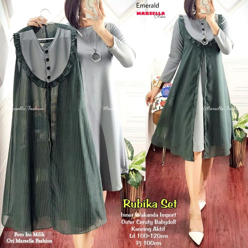 Rubika set Geisha set#2 Qianda set#2 by Marsella set inner outer