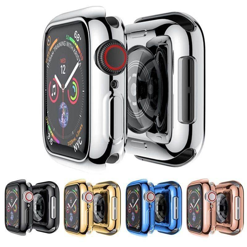 Soft Case TPU Transparan Cover Apple Watch Seri 8 7 6 5 4 3 2 1 SE SE2 49mm 45mm 41mm 42mm 40mm 38mm