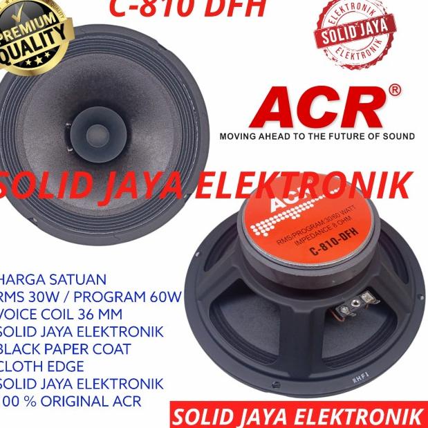 SPEAKER ACR 8 INC C-810-DFH FULL RANGE C 810 DFH FULLRANGE INCH IN ACR
