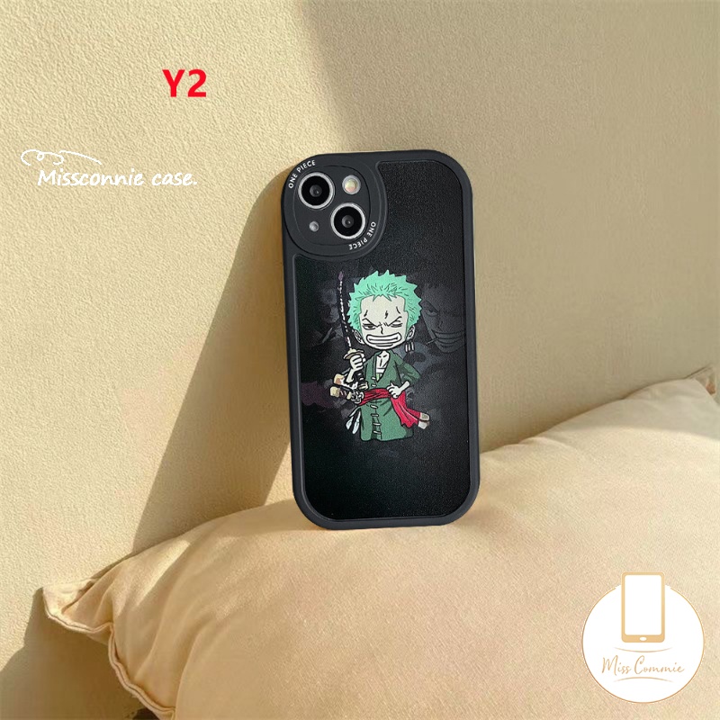 Casing Luffy Zoro Kartun Lucu Redmi 12C A1 9T 9C 10 9 10A 10C 9A Mi 12x11 Lite 11T F4 K40s Redmi Note11 10s 10 10Pro 8 11s Note 9 9Pro 9s 11Pro+8Pro Anime One Piece Sarung