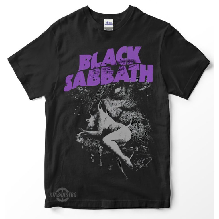 kaos BLACK SABBATH God is dead Premium tshirt black sabbath kaos band black sabbath born heaven hell