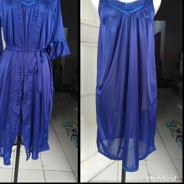 set baju tidur lingerie cantik/ model kimono tali samping