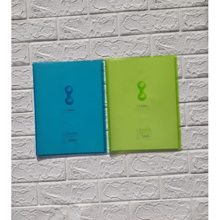 

KING JIM 7181T A4-S Hiktas Clear File Holder ukuran A4 isi 20 Pockets