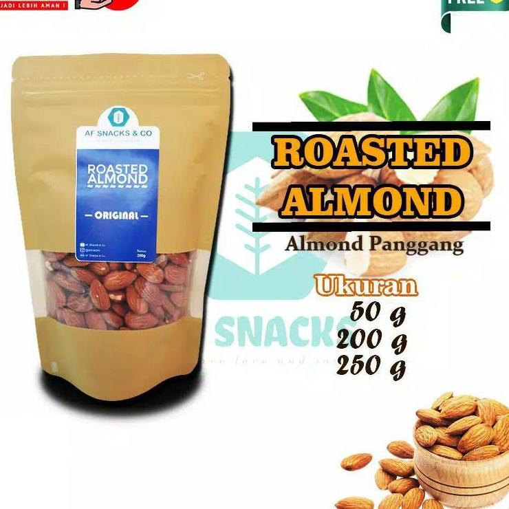 

Ł Kacang Almond Almon Panggang Kupas Roasted Almond 100gr 50gr ゆ