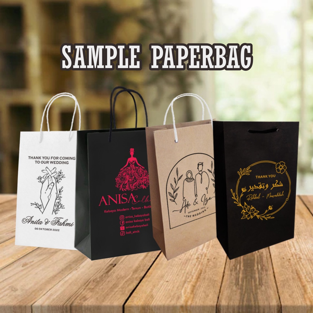 

Paperbag Sablon Sample /paperbag coklat 20x10x25/ Paperbag Polos Coklat / Paperbag Coklat / Tas Kertas / Paperbag Sablon Custom