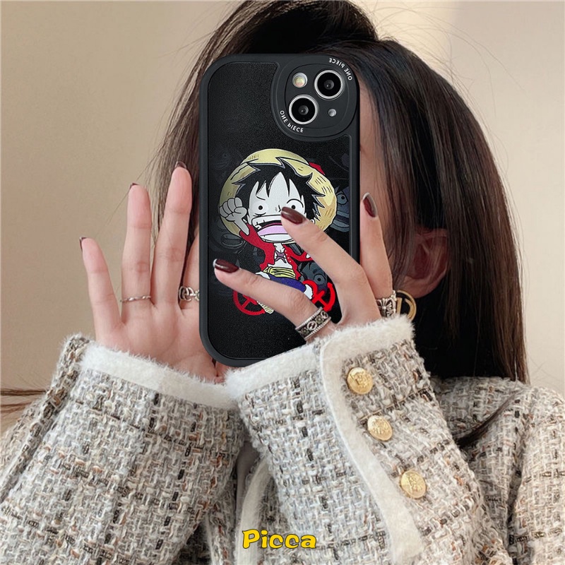 Casing OPPO A15 A17 A17K A77S A16E A15s A57 2022 A12 A7 A16 A3S A5S A95 A5S A96 A55 A76 A92 A74 A1K A53 Az 5F 7Z A16 A3S A5S A16K A96 A53 4z 5F 63 One Piece Zoro Case Handphone Motif Anime One Piece