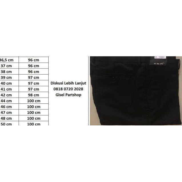 Celana Kerja "Alisan" Slimfit size 27 - 38 - 27