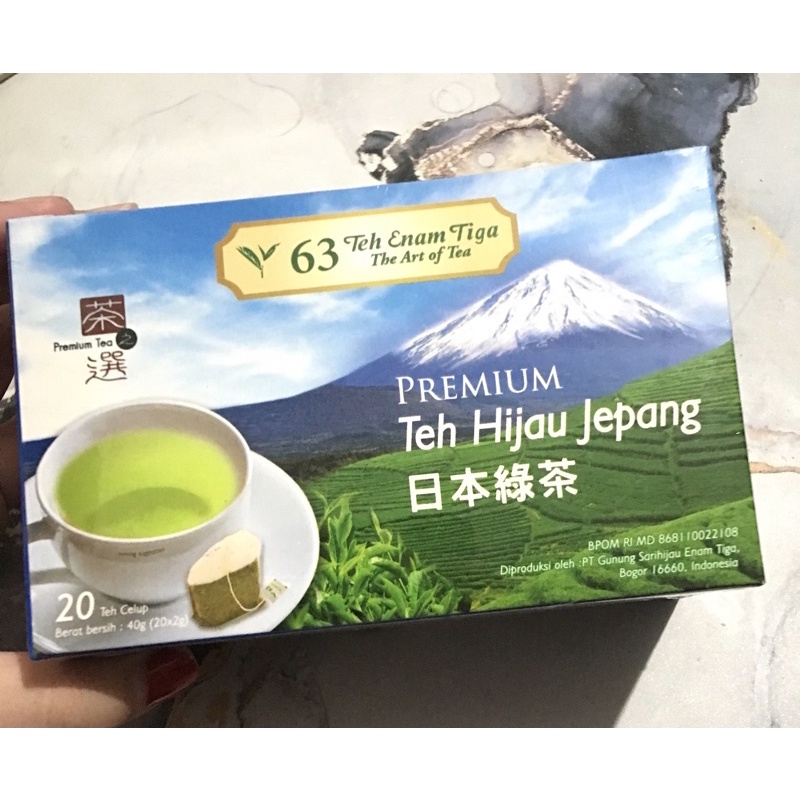 

Teh 63 Enam Tiga Premium Japanese Green Tea Teh Hijau Tea Original