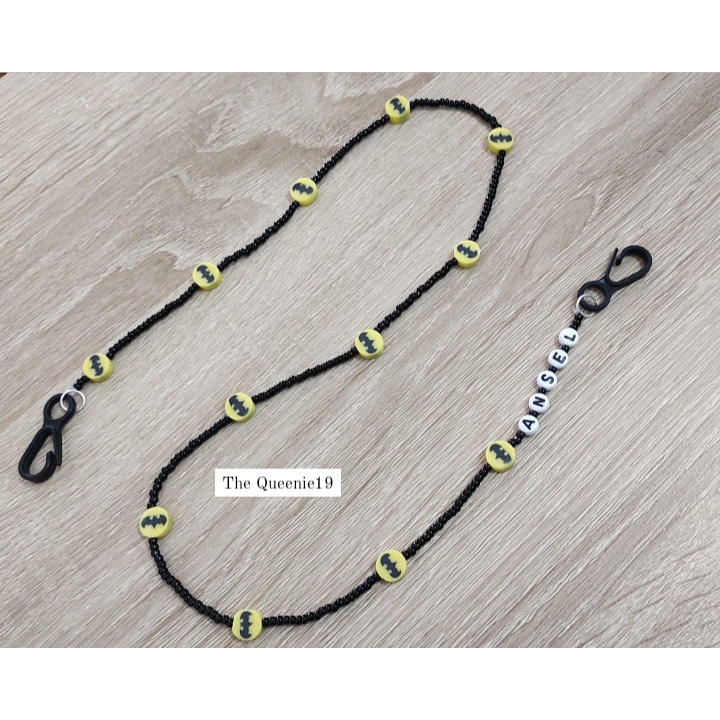 Ready Strap Mask Manik Anak / Strap Mask Custome Nama