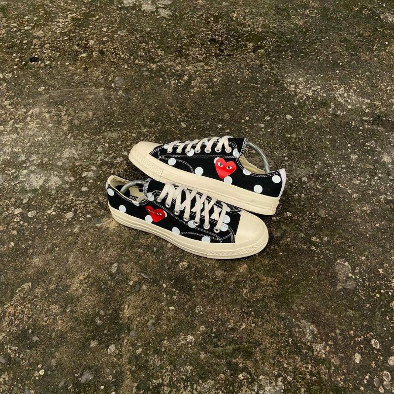 CONVERSE 70s CDG POLCADOT HEART LOW SECOND ORIGINAL