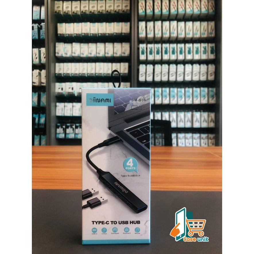 DIINAMI G05 Kabel Adapter USB Hub Type C Cable Multi Port 4 in 1 to USB 3.0 Macbook Air Pro 2020 2021 M1 CS4976