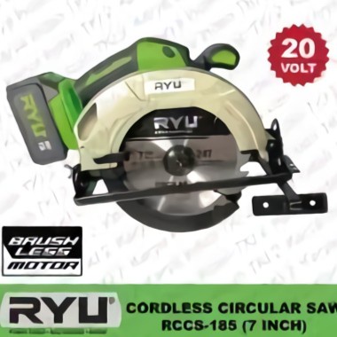 RYU-- Circular Saw Cordless 20V 7" RCCS185