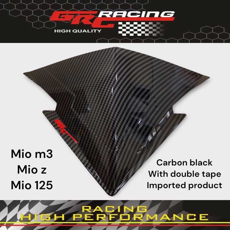 PREMIUM IMPORT VISOR YAMAHA MIO M3 MIO Z MIO 125 GRC RACING FULL KARBON CARBON