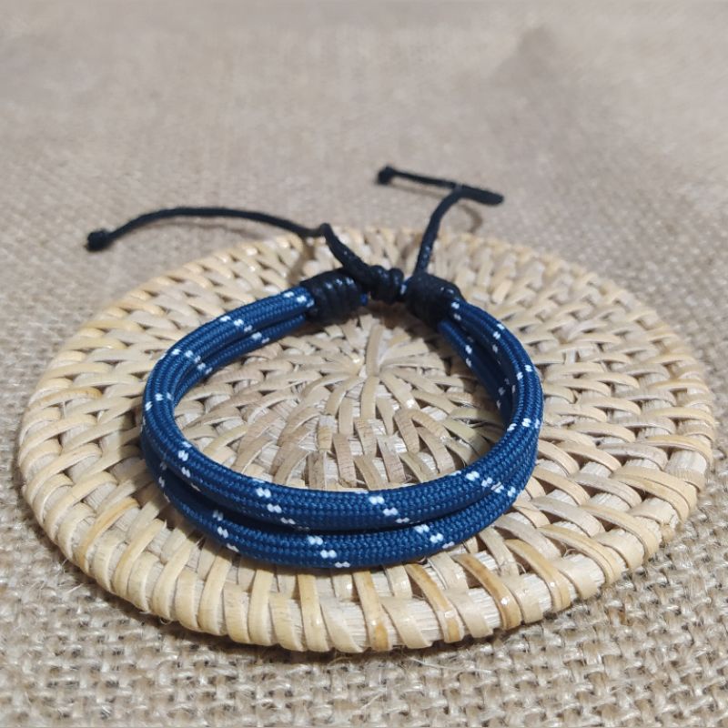 Gelang Tali Bulat 2 Rangkap Gelang Paracord Harga Grosir Ready 30 Motif