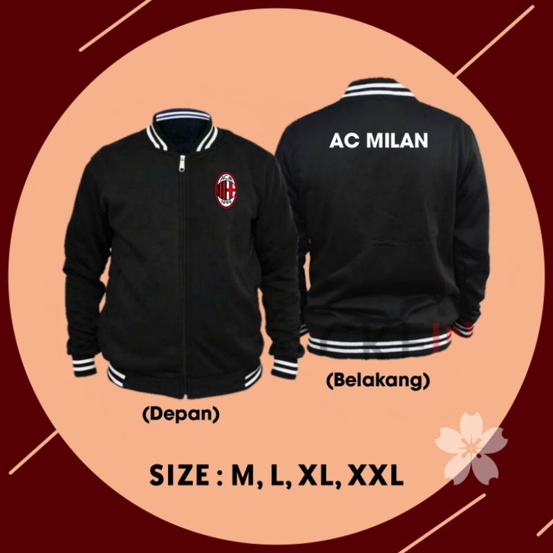 JAKET BASEBALL AC MILAN