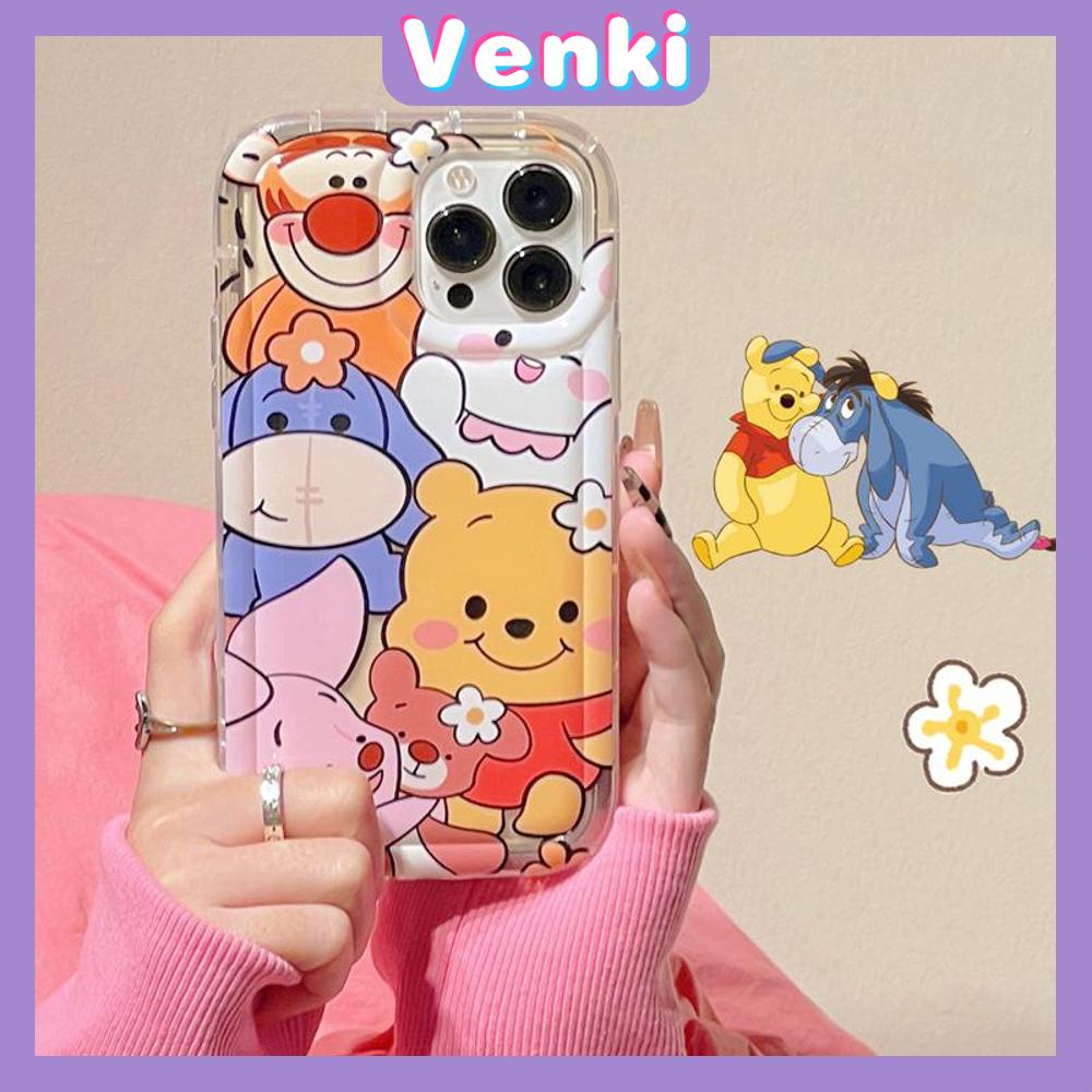 Case For iPhone 14 Pro Max TPU Soft Jelly Airbag Case Glossy Cute Cartoon Animals Case Camera Protection Shockproof For iPhone 14 13 12 11 Plus Pro Max 7 Plus X XR