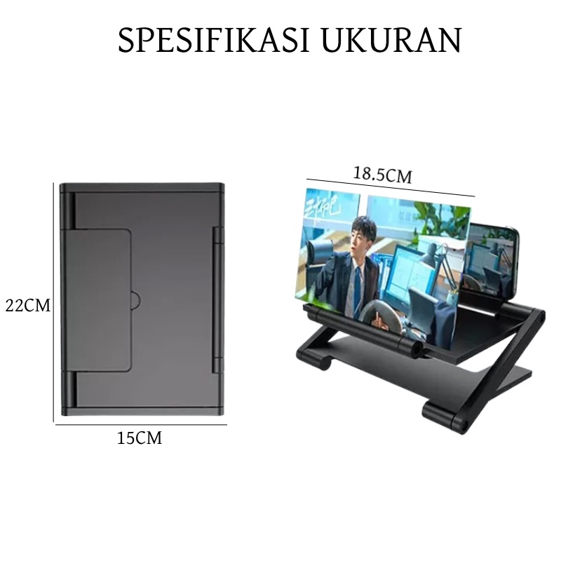 Enlarge F6 / F6 Kaca Pembesar Layar HP 3D / Zoom Screen HP F6 / Kaca Pembesar Layar HP Enlarge F6