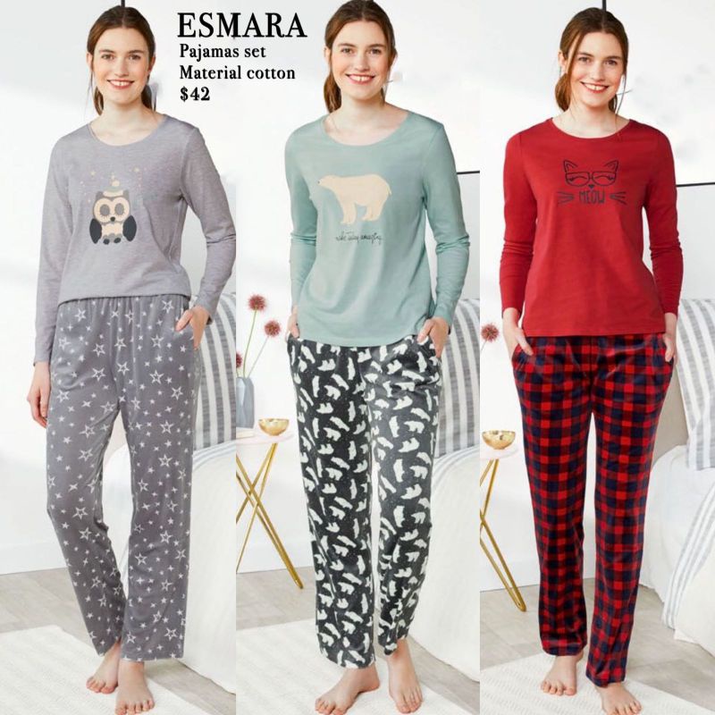 Esm pajamas set cotton