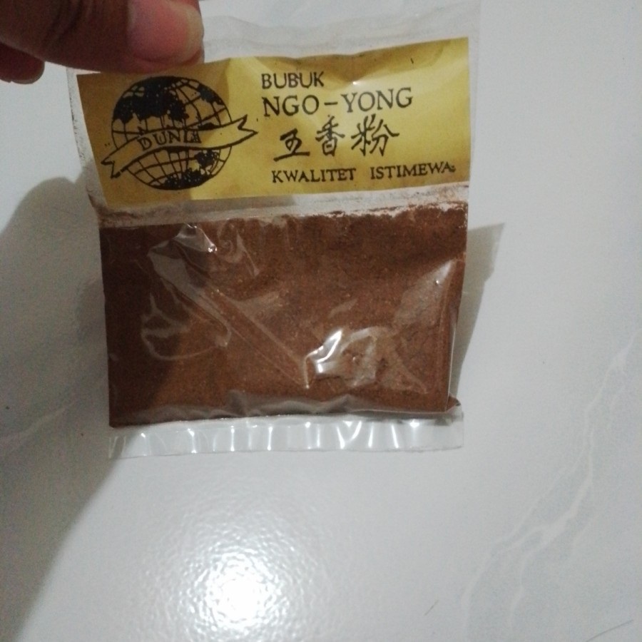

Bubuk ngo hiong / ngo Yong DUNIA kwalitas istimewa- 1 pcs (+- 20 gram)