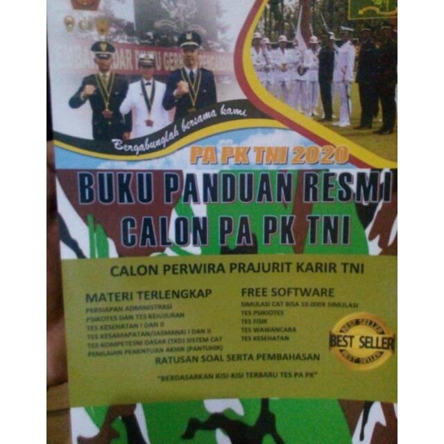 

#@#@#@#@] BUKU PERSIAPAN SELEKSI PA PK TNI 2020 PERWIRA PRAJURIT KARIR