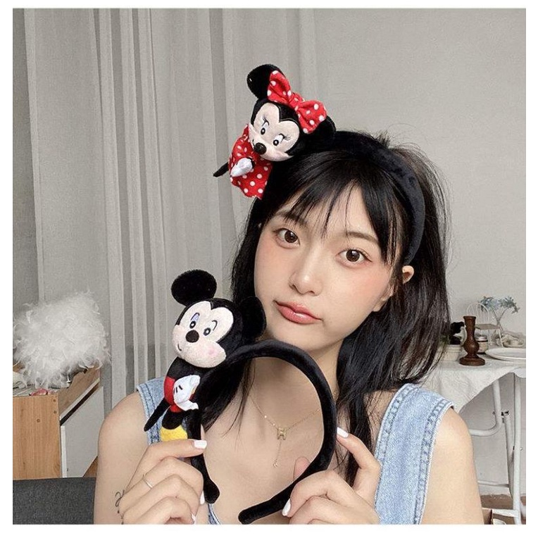 Bando Kepala Anak Bentuk Boneka Kartun Karakter Korean Style Banyak Motif