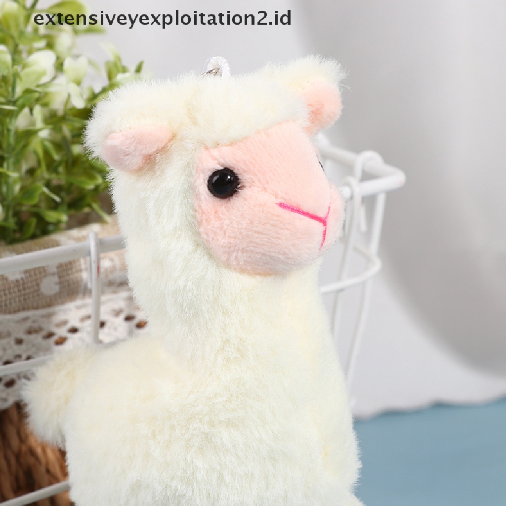 1pc Mainan Boneka Stuffed Plush Alpaca 18cm Untuk Dekorasi / Hadiah