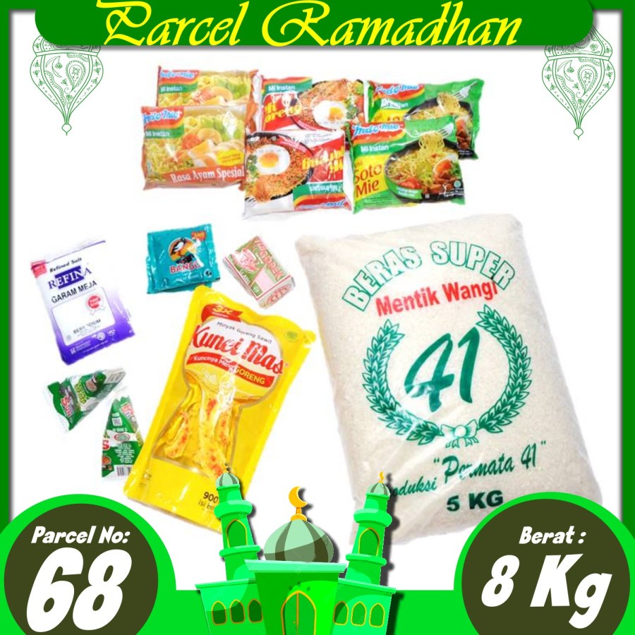 

Paket No. 68 Parsel Sembako Parcel Happy Hommie