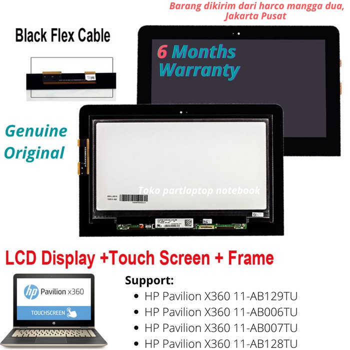 LCD HP Pavilion X360 11-ab129tu ab006tu ab007tu ab128tu original high quality