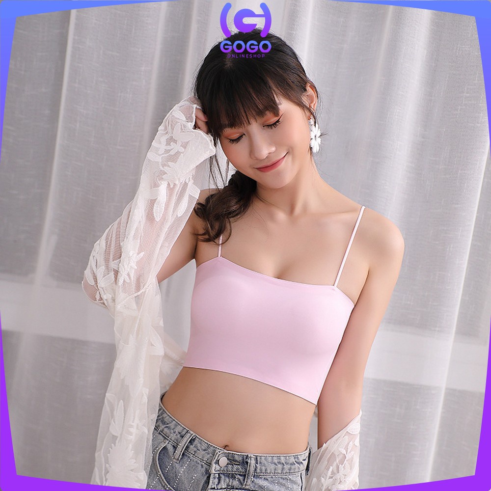 GOGO-P71 P72 Kemben Seamless Tank Top Wanita Tanpa Kawat / Pakaian Dalam top crop Tangtop Wanita