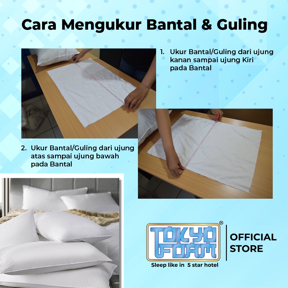 Bantal Silicon 40 x 60 by Tokyo Foam-3