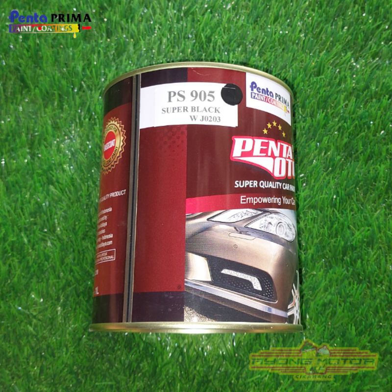 Cat Penta Oto/Cat Duco PU PS 905 Super Black 1Kg Black Solid PU