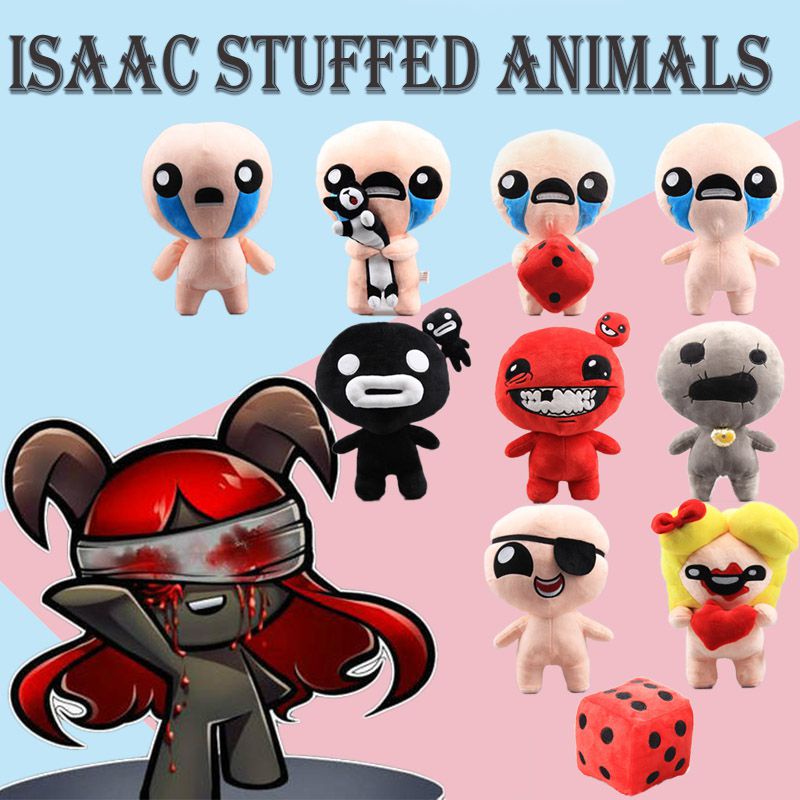 Pengikat Isaac Plush Toys Game Stuffed Dolls Fans Anak Koleksi Hadiah Lembut