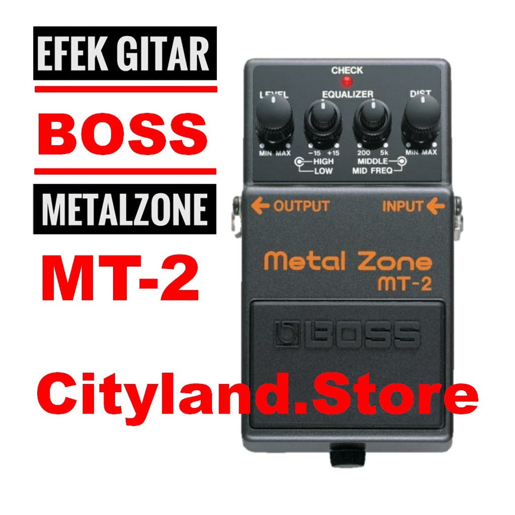 Efek Gitar BOSS MT 2 METAL ZONE MT-2 MT 2 Metal Zone