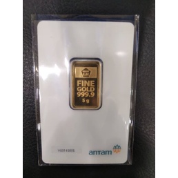 PROMO Logam Mulia 5 Gr Sertifikat Antam Model CertiEye Albino