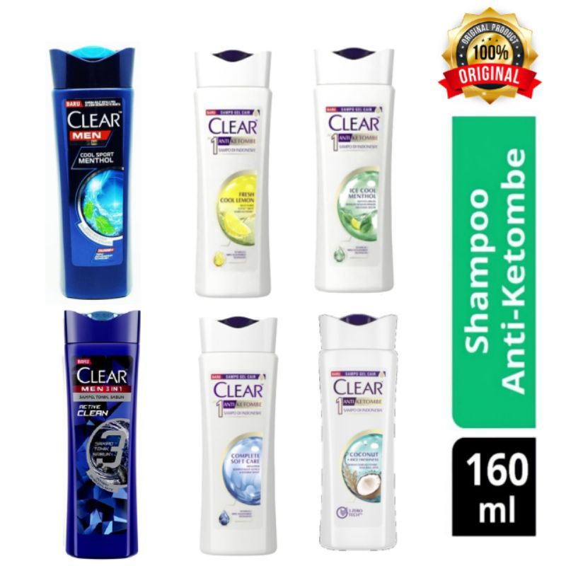 Shampoo Clear Men 170ml / 340ml