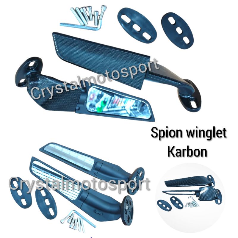 spion winglet carbon spion stealth karbon spion sayap replika rizoma