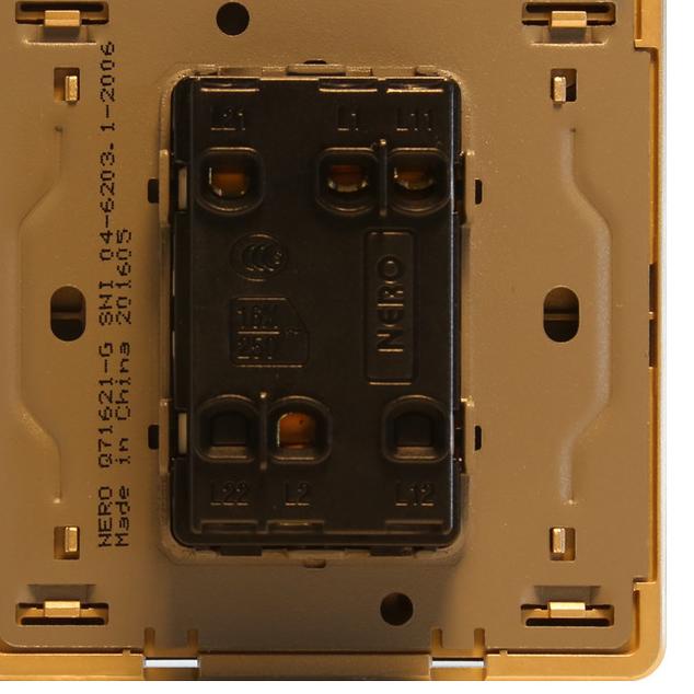 NERO Saklar DECORA Q7 Q71621-G Gold