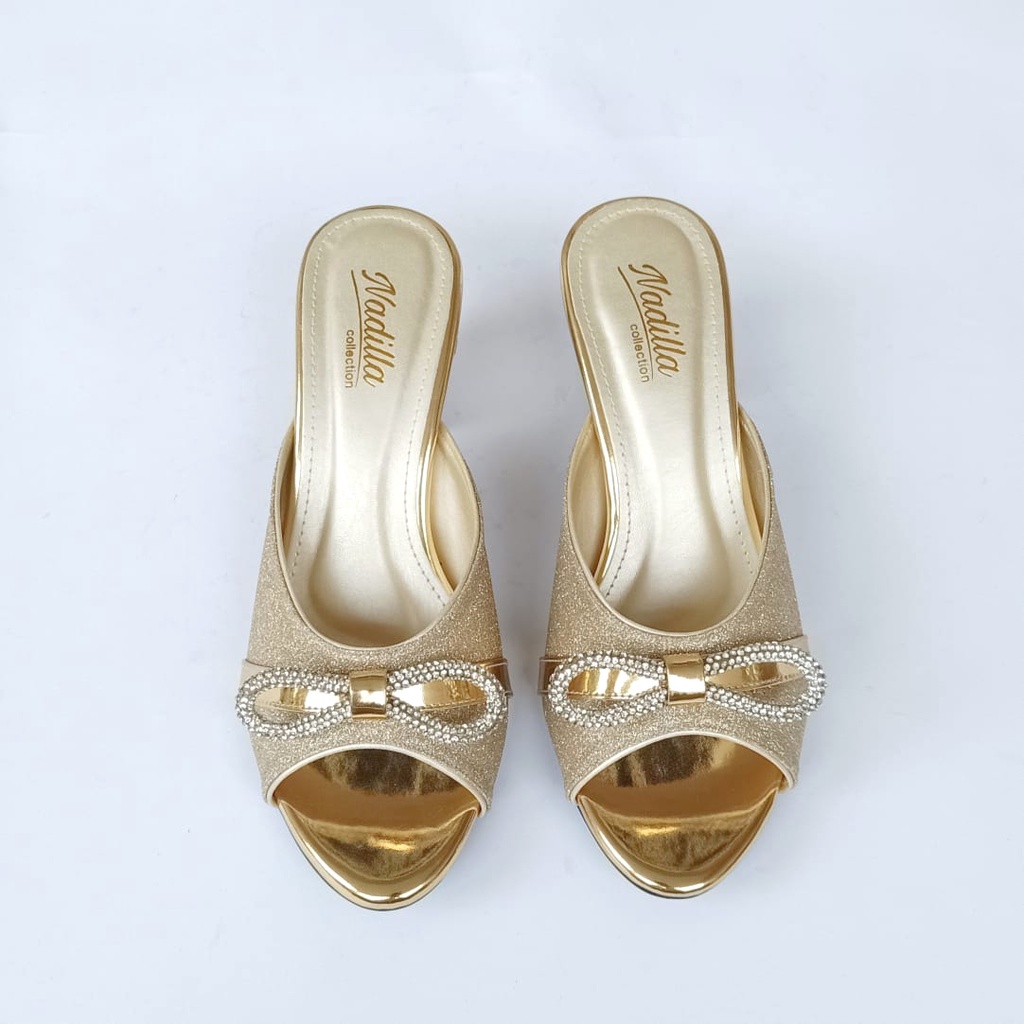 Sandal Pesta Nadilla 5582 Heels wanita Heels Kondangan 5cm