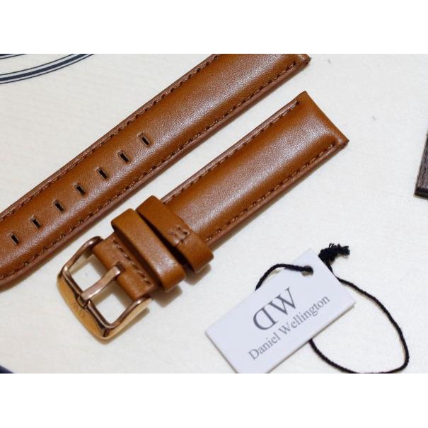 Strap Tali Jam Tangan DW Kulit ORIGINAL 100% - + Springbar