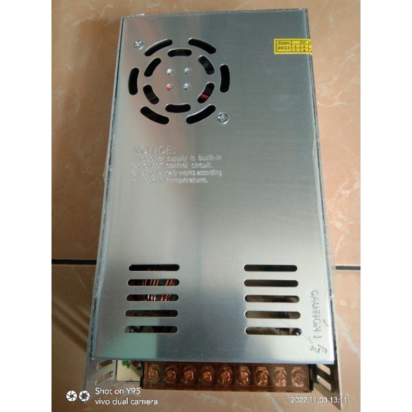 POWER SUPPLY DC 12V 30A INPUT AC 110-220V KUALITAS BAGUS