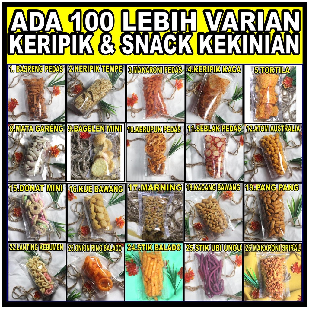 

KERIPIK SINGKONG PEDAS MANIS KERIPIK KENTANG PEDAS MANI 1KH 500 GRAM 100 GRAM 50 GR PROMO KRIPIK SINGKONG SERUT , KRIPIK KENTANG SERUT, KERIPIK SINGKONG SERUT, KERIPIK KENTANG SERUT 1KG 500GR 200 GR 100 GR 50 GR BASRENG PEDAS KERIPIK TEMPE KERIPIK PEDAS