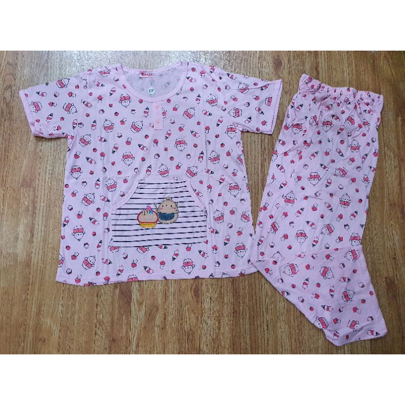 Baju tidur piyama CP babydoll merk beris all size motif cute