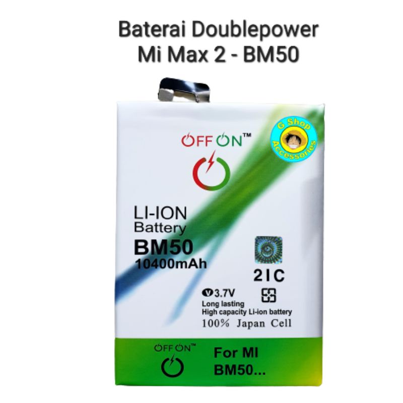 Baterai Batre Doublepower Mi Max 2 Mi Max2 BM50 Battery BM 50 Batrai