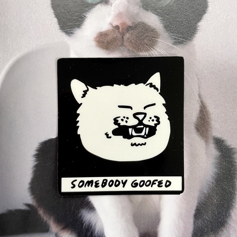 

Somebody Goofed Vinyl Sticker