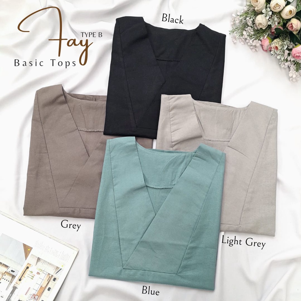 CallieTamami - A 6448 Fay Basic Tops