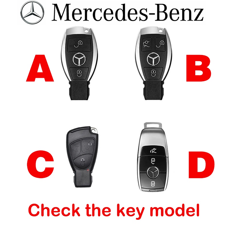 Case Kunci Mobil Bahan Kulit Untuk Mercedes Benz W203 W210 W211 W124